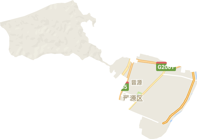 晋源街道电子地图