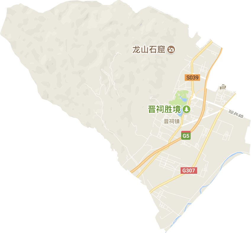 晋祠镇电子地图