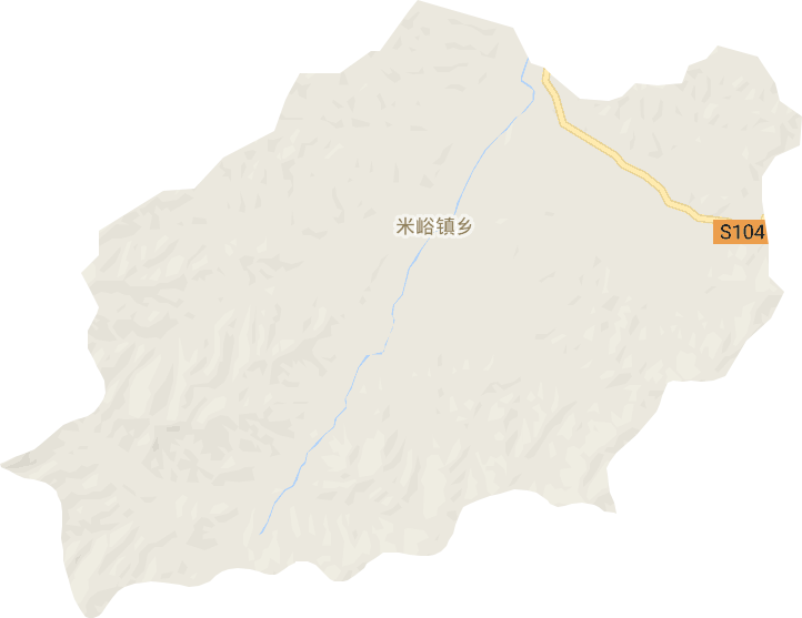 米峪镇乡电子地图