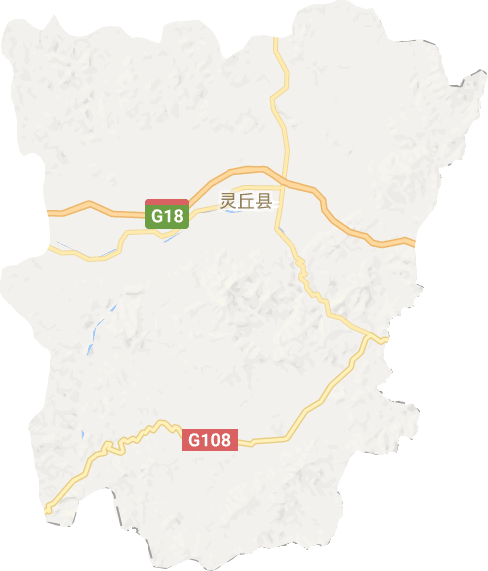 灵丘县电子地图