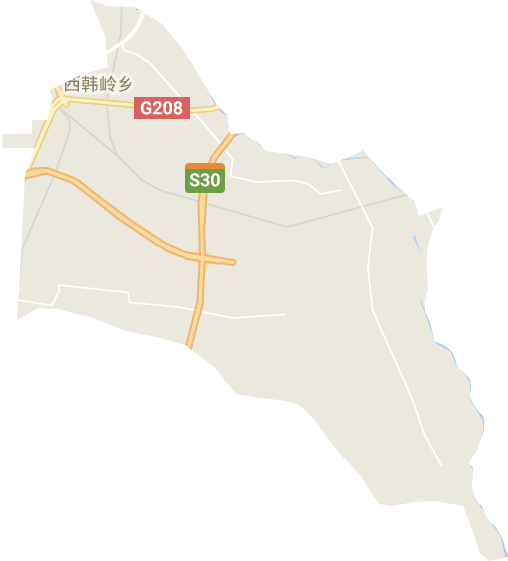西韩岭乡电子地图