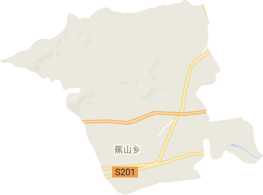 蕉山乡电子地图