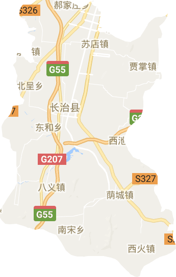 上党区电子地图