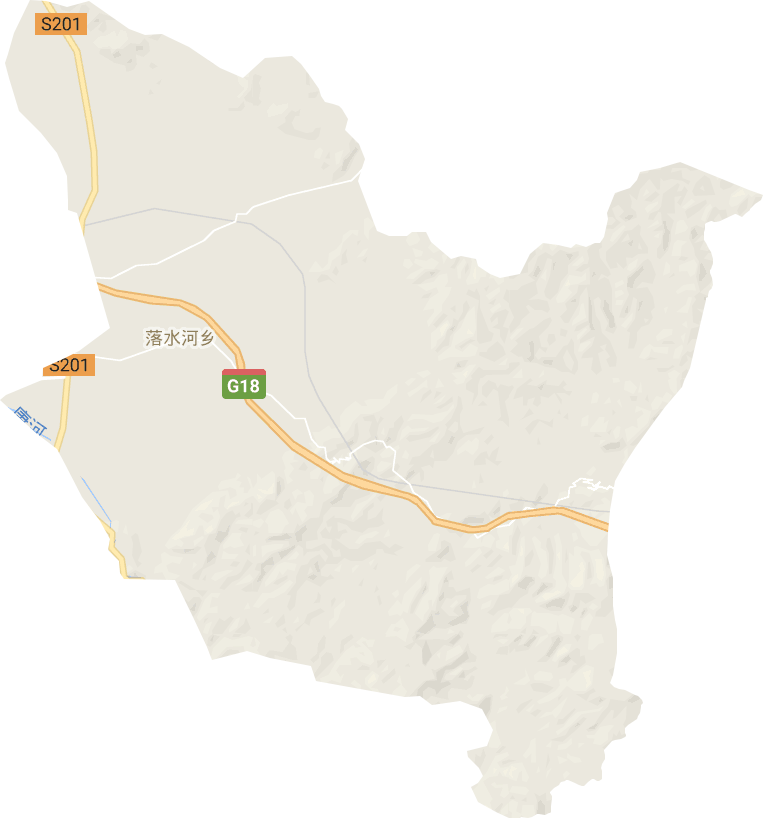 落水河乡电子地图