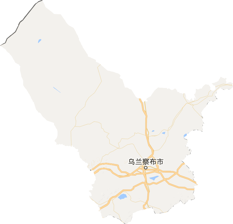 乌兰察布市电子地图