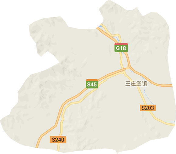 王庄堡镇电子地图