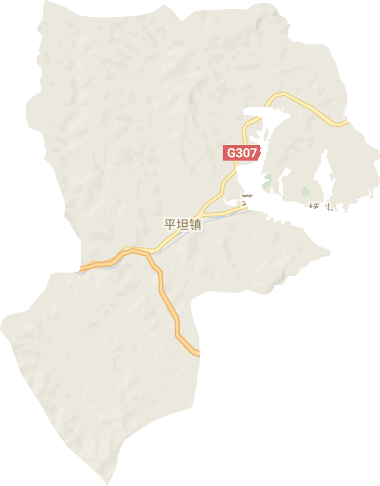 平坦镇电子地图