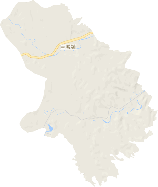 巨城镇电子地图