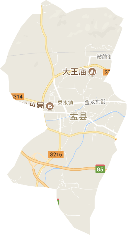 秀水镇电子地图