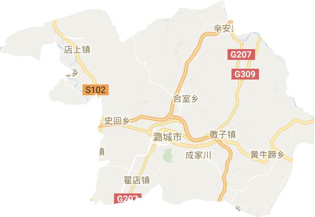潞城区电子地图
