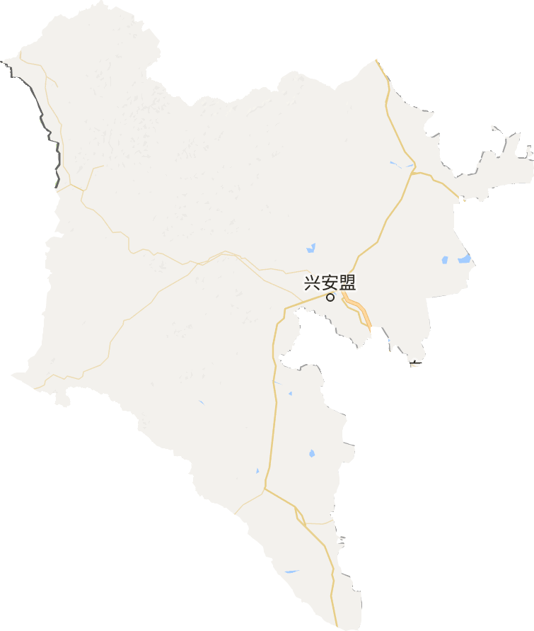 兴安盟电子地图