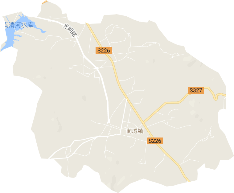 荫城镇电子地图