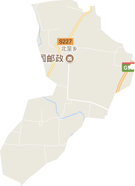 北呈乡电子地图