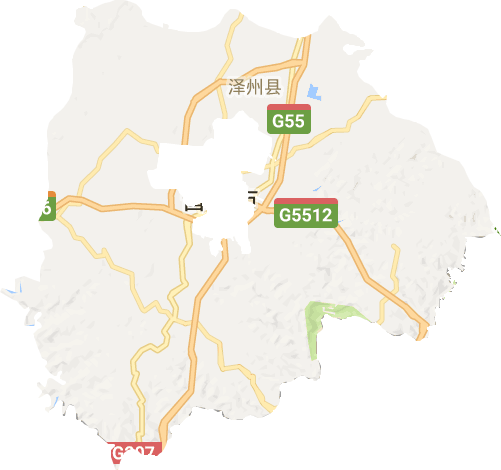泽州县电子地图