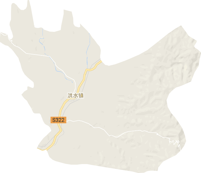 洪水镇电子地图