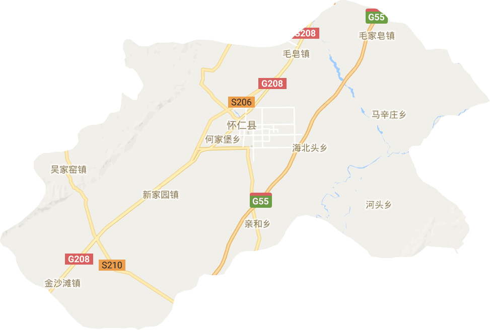 怀仁市电子地图