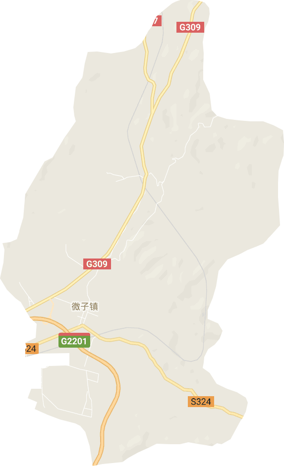 微子镇电子地图