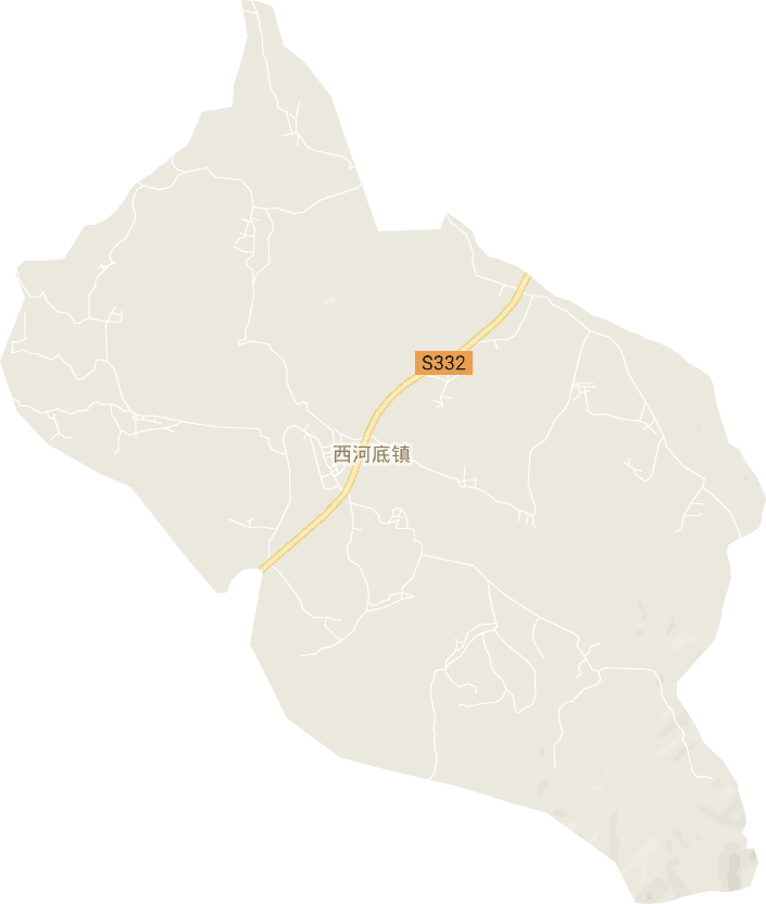 西河底镇电子地图