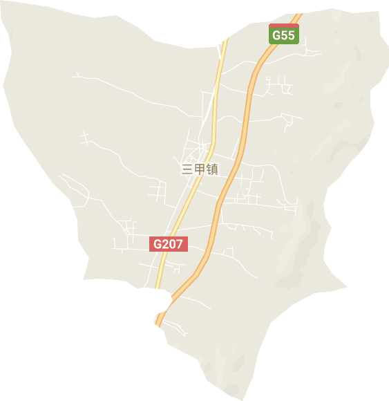 三甲镇电子地图