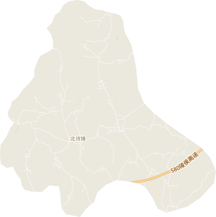 北诗镇电子地图