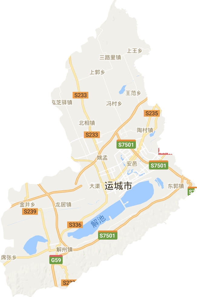 盐湖区电子地图