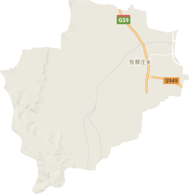 张蔡庄乡电子地图