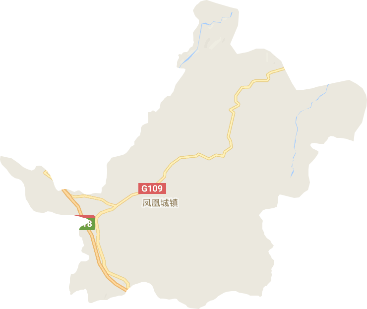 凤凰城镇电子地图