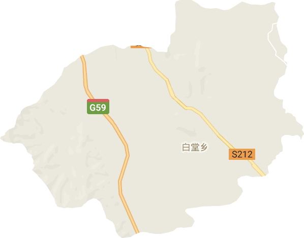 白堂乡电子地图