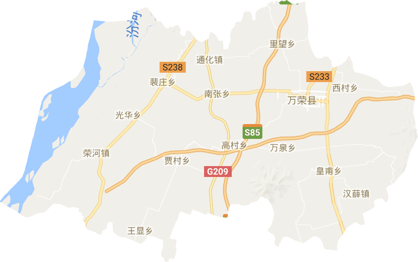 万荣县电子地图