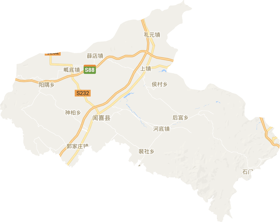 闻喜县电子地图