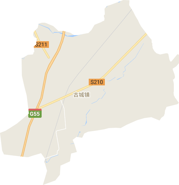 古城镇电子地图