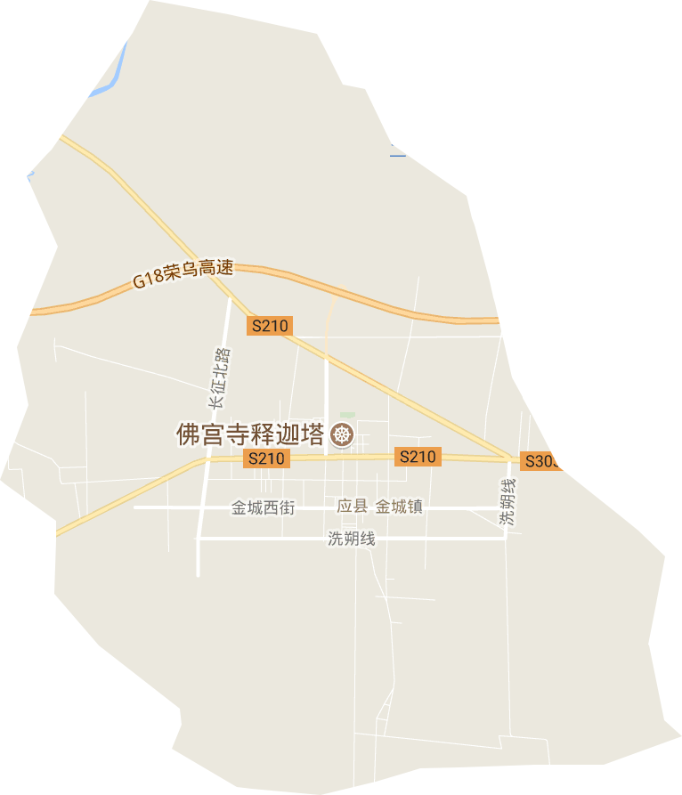 金城镇电子地图