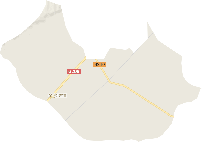 金沙滩镇电子地图
