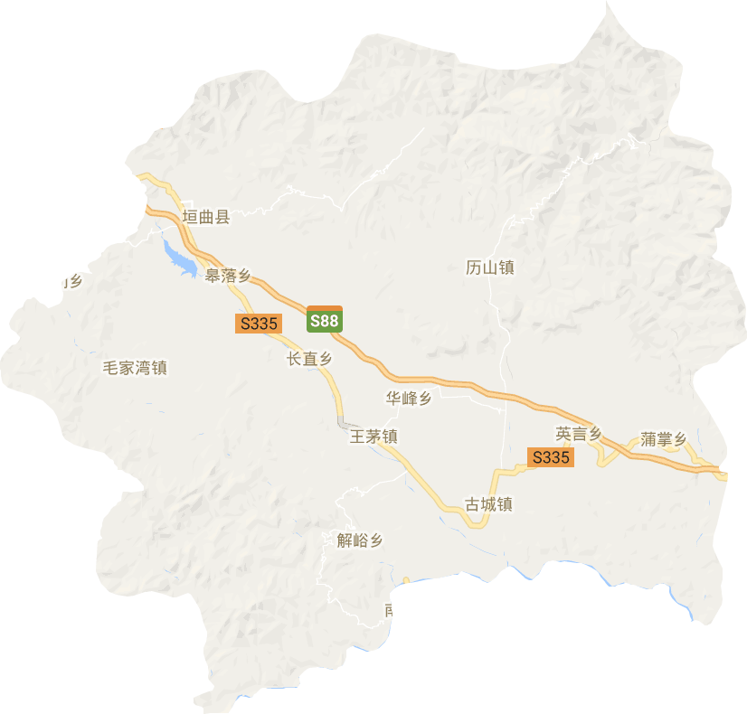 垣曲县电子地图