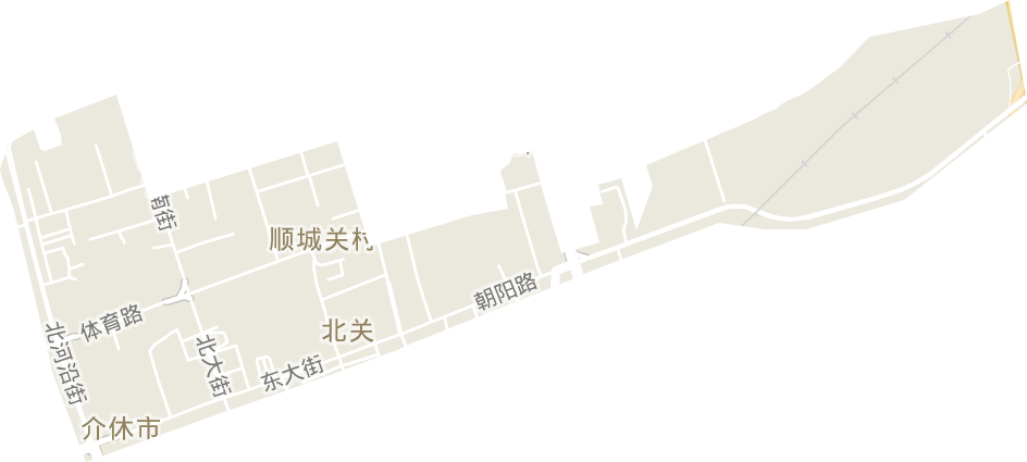 北关街道电子地图