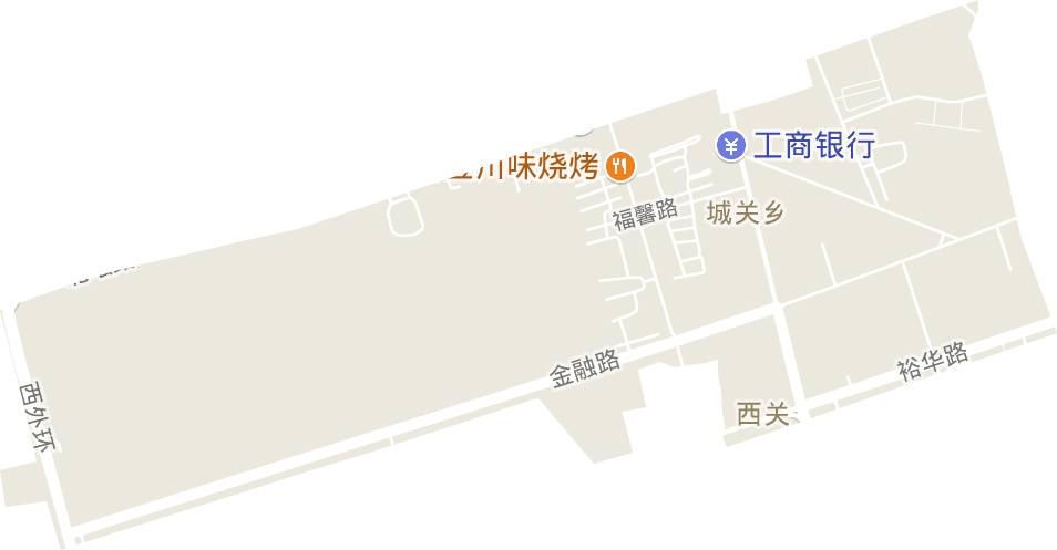 西关街道电子地图