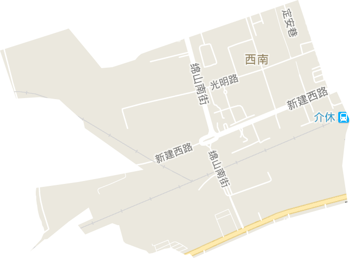 西南街道电子地图