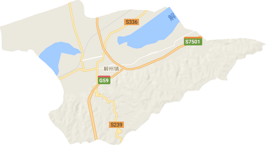 解州镇电子地图