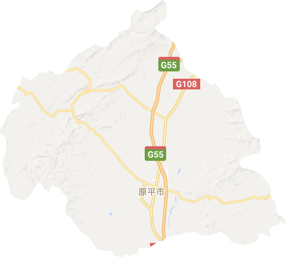 原平市电子地图
