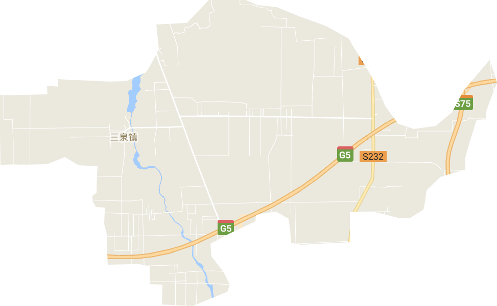 三泉镇电子地图