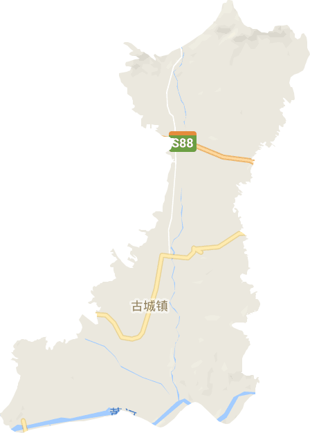 古城镇电子地图