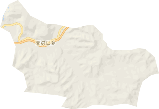 高洪口乡电子地图