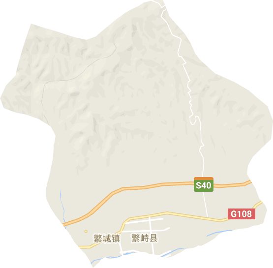 繁城镇电子地图