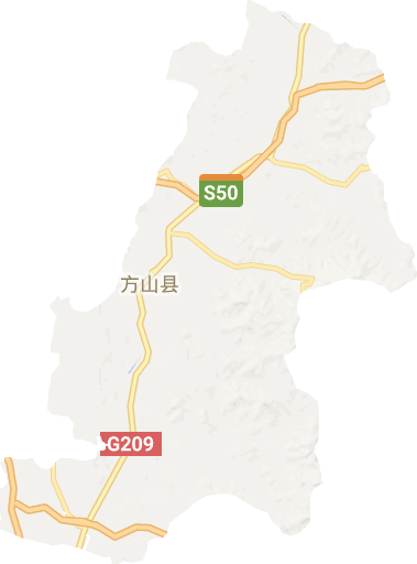 方山县电子地图