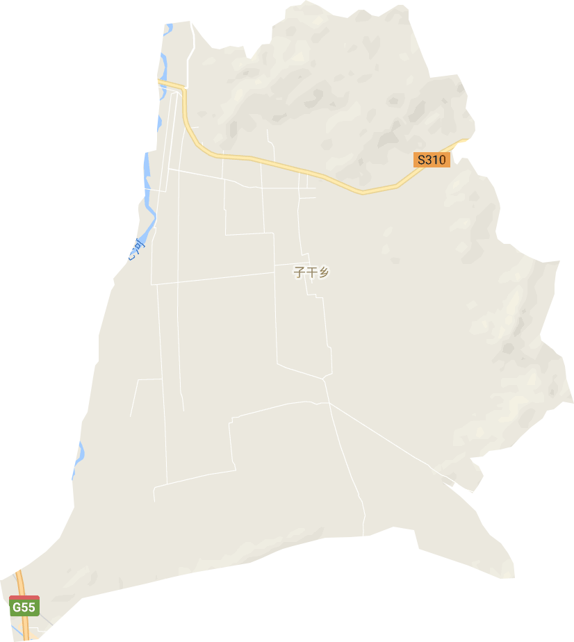 子干乡电子地图