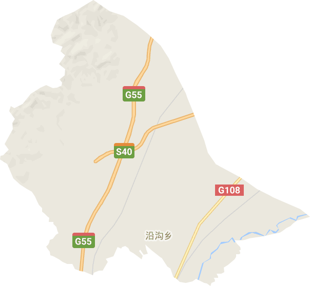 沿沟乡电子地图