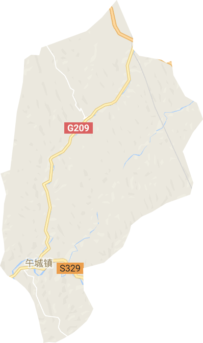 午城镇电子地图