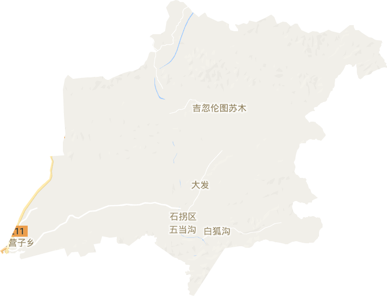 石拐区电子地图