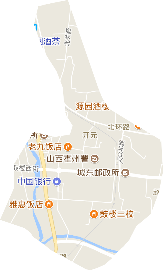 鼓楼街道电子地图