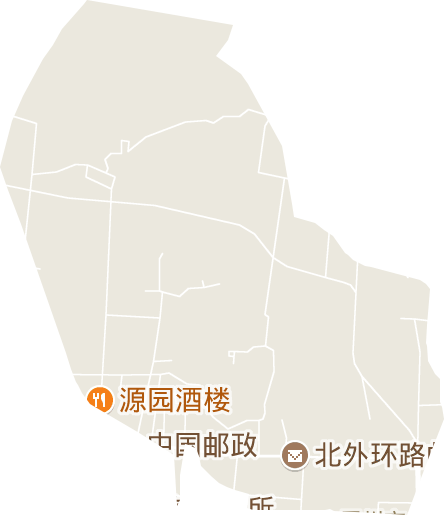 北环路街道电子地图